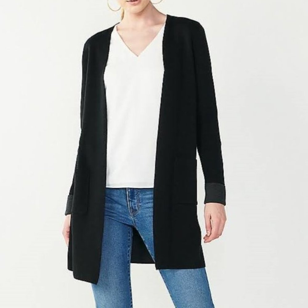 nine west coat cardigan